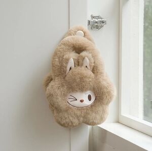 POP MART: Labubu Plush Flower Bag | Brown